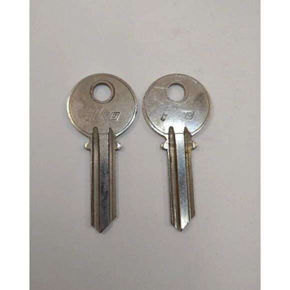 Vintage Keys ILCO 999  Key Blanks Uncut Rocky Mount N.C. Made In  USA lot of 2 - Picture 2 of 14
